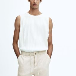 H&M Regular Fit Linen-Blend Shorts-picture-0