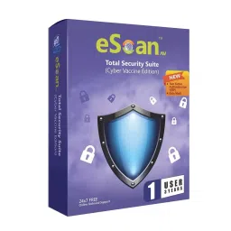 eScan Total Security Suite (Cyber Vaccine Edition) 1 User 3 Year License Validity, Email Delivery - No CD-40
