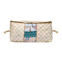 Kuber Industries Set of 4 Cream-Coloured & Yellow Metallic Printed Cloth Organisers image 5