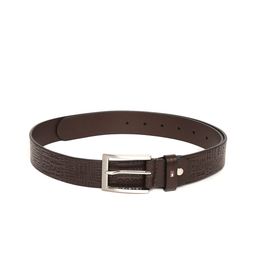 Tommy Hilfiger Men Brown Textured Leather Belt-image-96