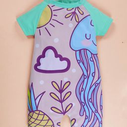 KiddoPanti Girls Printed Legsuit-image-41
