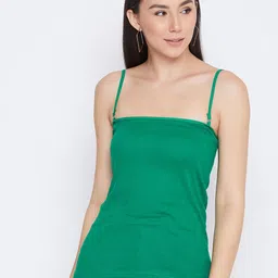 Q-rious Women Solid Adjustable Straps Camisole-picture-6