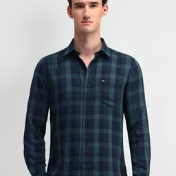 Arrow Sport Men Manhattan Slim Fit Opaque Checked Casual Shirt-picture-0