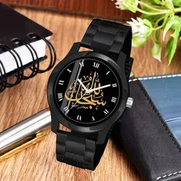 Gopal Shopcart Unisex Printed Dial & Straps Analogue Watch KT-Islamic-ROM05-BLK-CD_SH-54