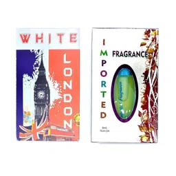RAVIOUR LIFESTYLE Set Of 2 Imported & White London Roll On Attar - 8 ml Each-41