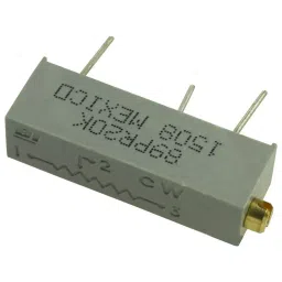 TT ELECTRONICS / BI TECHNOLOGIES TRIMMER POTENTIOMETER, 20KOHM 20TURN THROUGH HOLE, 89PR20KLF-27