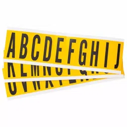 BRADY Letter Label Kit 1-15/16 inch Character Height Gothic Font, 14R098 (Pack of 25 Pcs)-image-12
