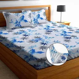 ZCI Unisex Blue Bedsheets-picture-45