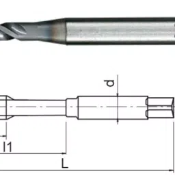 OSG UNF 1/4"x28mm A-SFT Straight Flute Taps 48139472-image-61
