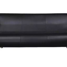Parin SS RUBY 3S 2 Seater Leatherette office Sofa , Black-22