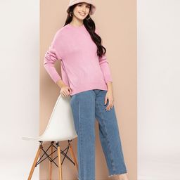 HERE&NOW Side Slit Acrylic Pullover-image-62