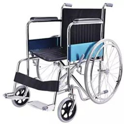 IB Care Folding Wheelchair With Spoke Wheels SS Finish 601-picture-20