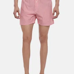 Ajile by Pantaloons Men Red & White Striped Pure Cotton Boxers 110112397RED-15