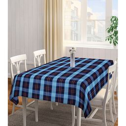 Arrabi TC Cotton Blend 6 Seater Table Cover Artc - Blue-21