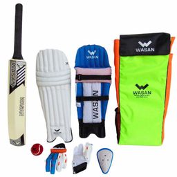 Wasan Complete Cricket Kit with Special Bat Pocket, Back Pack with Straps-image-17