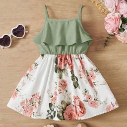 BAESD Floral Print Fit & Flare Dress-picture-37