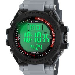 FELIZER Men Patterned Dial & Textured Straps Analogue and Digital Watch image 4