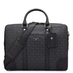 Da Milano Men Textured Leather Laptop Bag-image-34