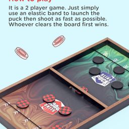 Play Nation 3 in 1 Fastest Finger First Board Game with Ludo, Snake & Ladders image 4