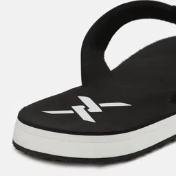 Carlton London Men Black Solid Thong Flip-Flops image 3