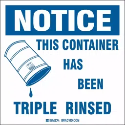BRADY Permanent Adhesive Label 6 inch Height 6 inch Width Vinyl, 20RY51 (Pack of 100 Pcs)-image-68