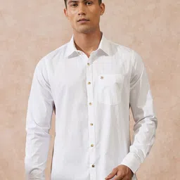 WROGN Cutaway Collar Comfort Slim Fit Cotton Casual Shirt-image-12