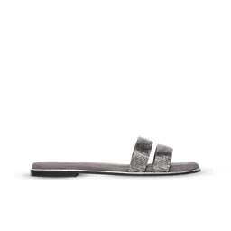 Monrow Women Open Toe Flats with Bows image 3