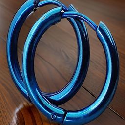Crazy Fashion Unisex Circular Hoop Earrings-11