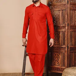 Shiv Leela Men Regular Kurta with Pyjamas-image-17