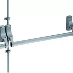 DOOR BASE Aluminum Satin Finish Point Panic Bar DB2200-1