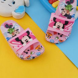 LMG Lifestyle Unisex Kids Printed Rubber Sliders-32