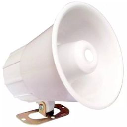 Quick Sense 220V -122 dB White Hooter Security Alarm Loud Sound upto 700m-37