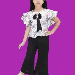 HSS TRENDS Kids-Unisex White Cotton Blend Clothing Set-image-71