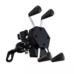 Allextreme Universal Spider Mobile Phone Holder Cradle Stand with 360° Rotation and 2A USB Charging Port, ‎All Extreme 002-29