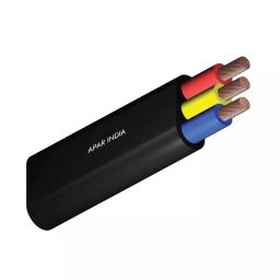 Apar Shakti 100 m Multicore Flat Cable 3 Core 50.00 Sq. mm PVC Insulated-image-35