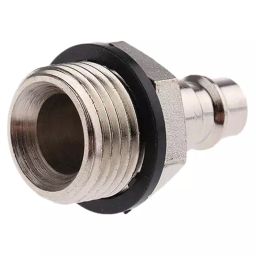 RS PRO Brass Steel Male Pneumatic Quick Connect Coupling G 1/2 Male Threaded, 6671951-image-22