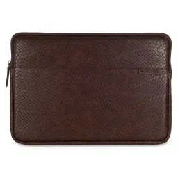 Neopack 33.02 cm (13 Inch) Laptop Sleeve With Pouch Compatible MacBook Pro Air Croco Brown, 11CRBR13-image-7