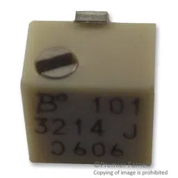 Bourns TRIMMER, POT, 10 OHM, 10%, 12TURN, SMD Model No - 3224X-1-100E-image-96
