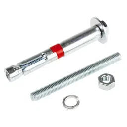 RS PRO M8 x 135 mm Steel Concrete Bolt Fixing hole Model No 8400650-8