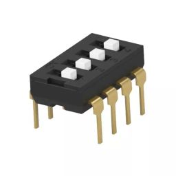 TE CONNECTIVITY 4 Way Through Hole DIP Switch SPST Extended Actuator, 2454982-3 (Pack of 5)-image-107