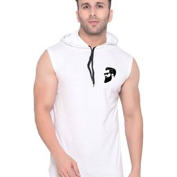 Blisstone Men Solid Hooded Slim Fit T-shirt-image-97