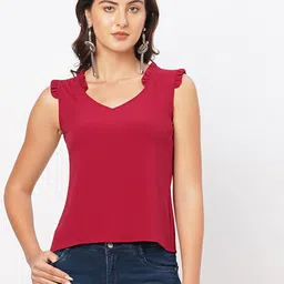 MISH Ruffles Georgette Top-image-24