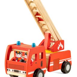 Playbox Wooden Marshall's Fire Truck | Vehicles Imagination Generation | For Children +12 Months | Red Firetruck-23