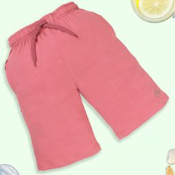 Kiddopanti Solid Shorts - Pink-image-101