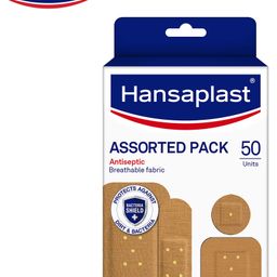 Hansaplast Antiseptic Assorted Bandages Various Shapes & Size - 50 Strips-picture-19