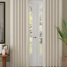ROSARA HOME Unisex Off White Curtains and Sheers-image-85