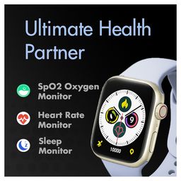 i kall IKALL W4 Pro Smartwatch with 2.19" Display, Sleek Dial with IP68 Water Resistant, Sp02 Tracking and Wireless Charging (Multiple Sports Modes, Bluetooth Calling) (Grey) image 3