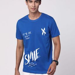 ADRO Men Graphic Printed Round Neck Cotton T-shirt-image-99
