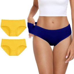 Diving Deep Women Pack of 3 Cotton Assorted Hipster Briefs-image-77