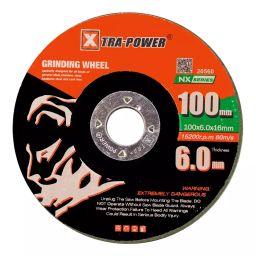 Xtra Power 4inch/100mm Aluminium Oxide Depressed Center (DC) Grinding Wheel NX Series, Thickness 6 mm (Pack of 50)-34